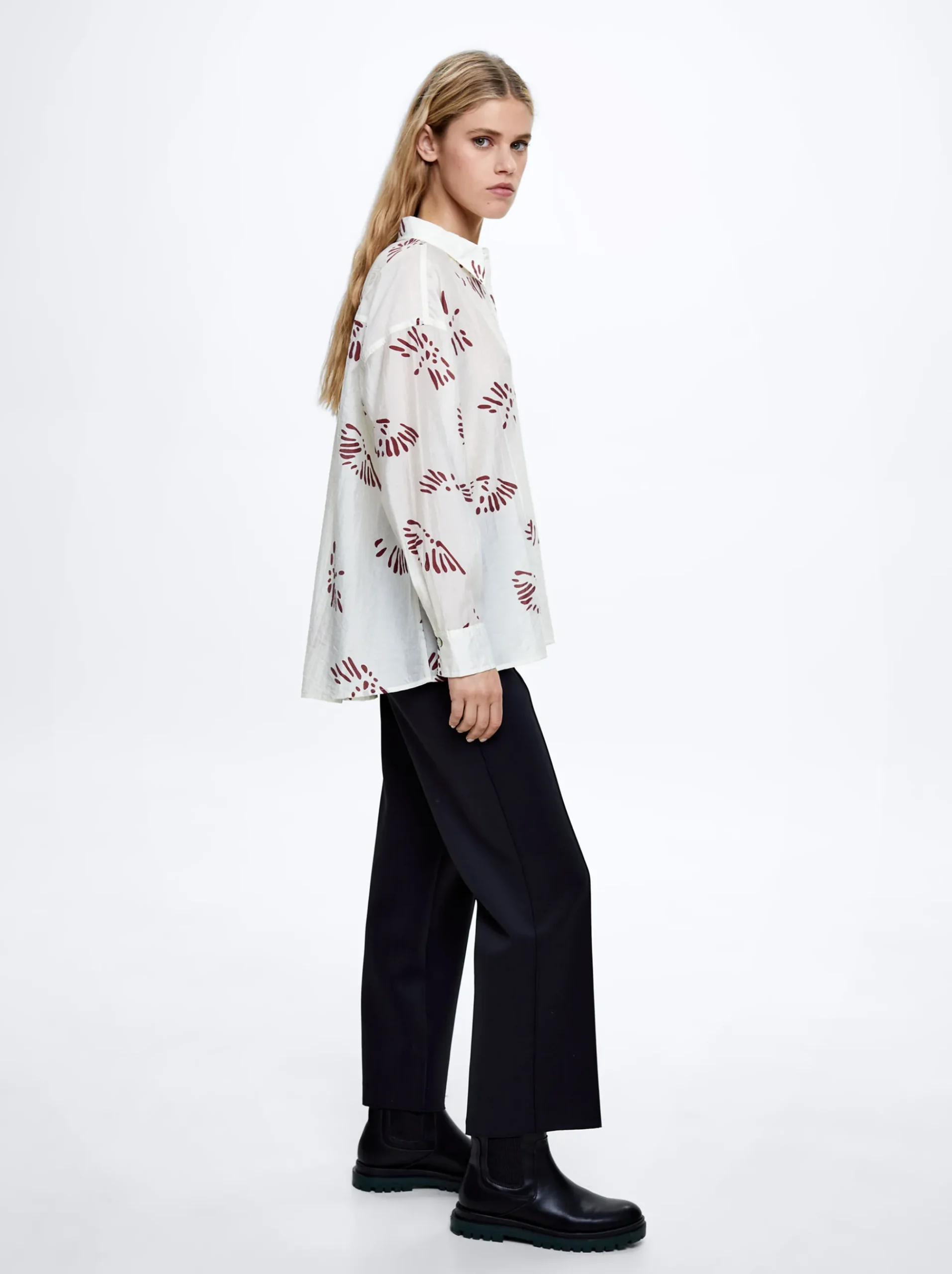 Lyocell Printed Shirt|Parfois Outlet