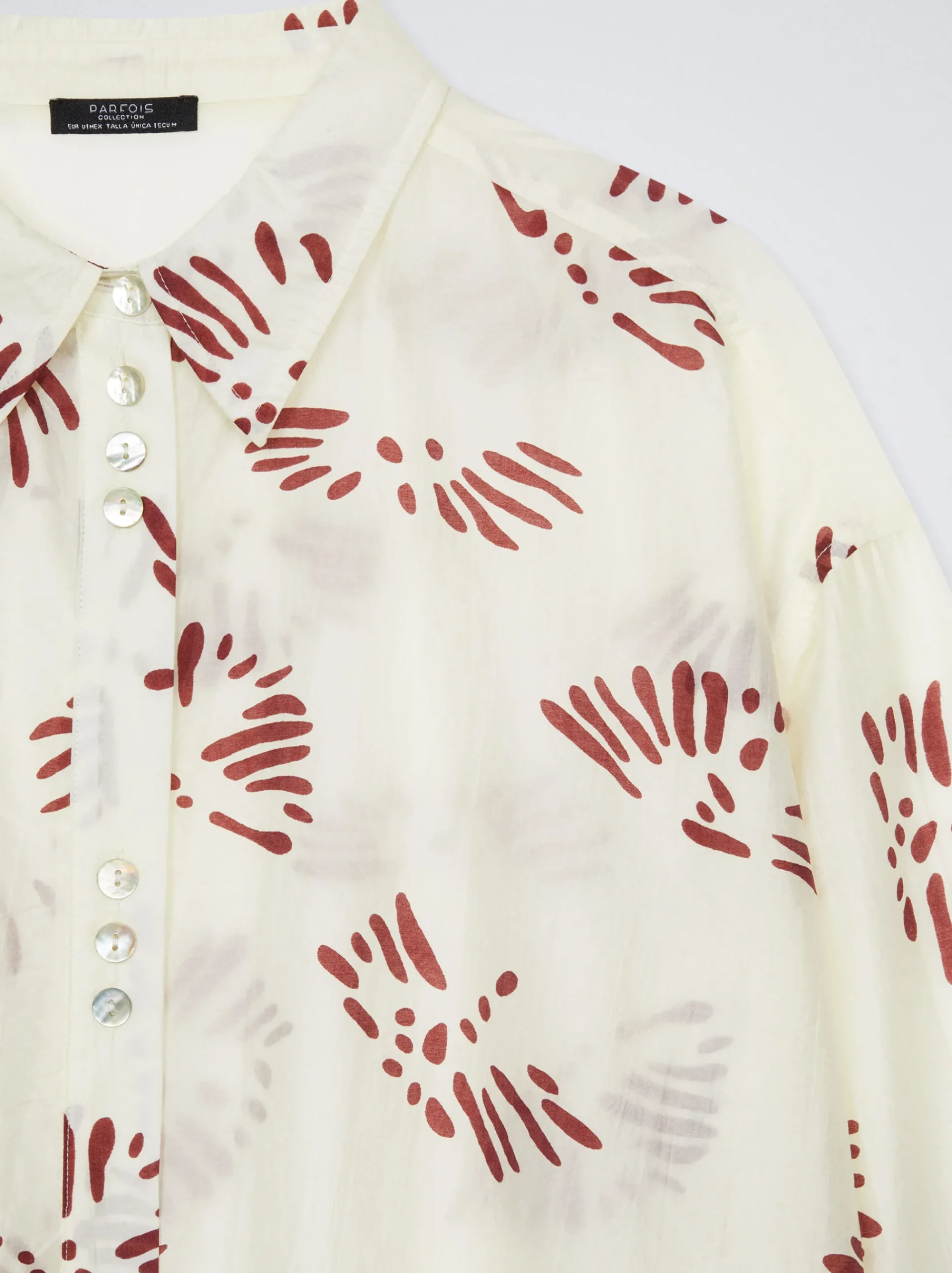 Lyocell Printed Shirt|Parfois Outlet