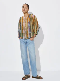 Lyocell Printed Shirt|Parfois Shop