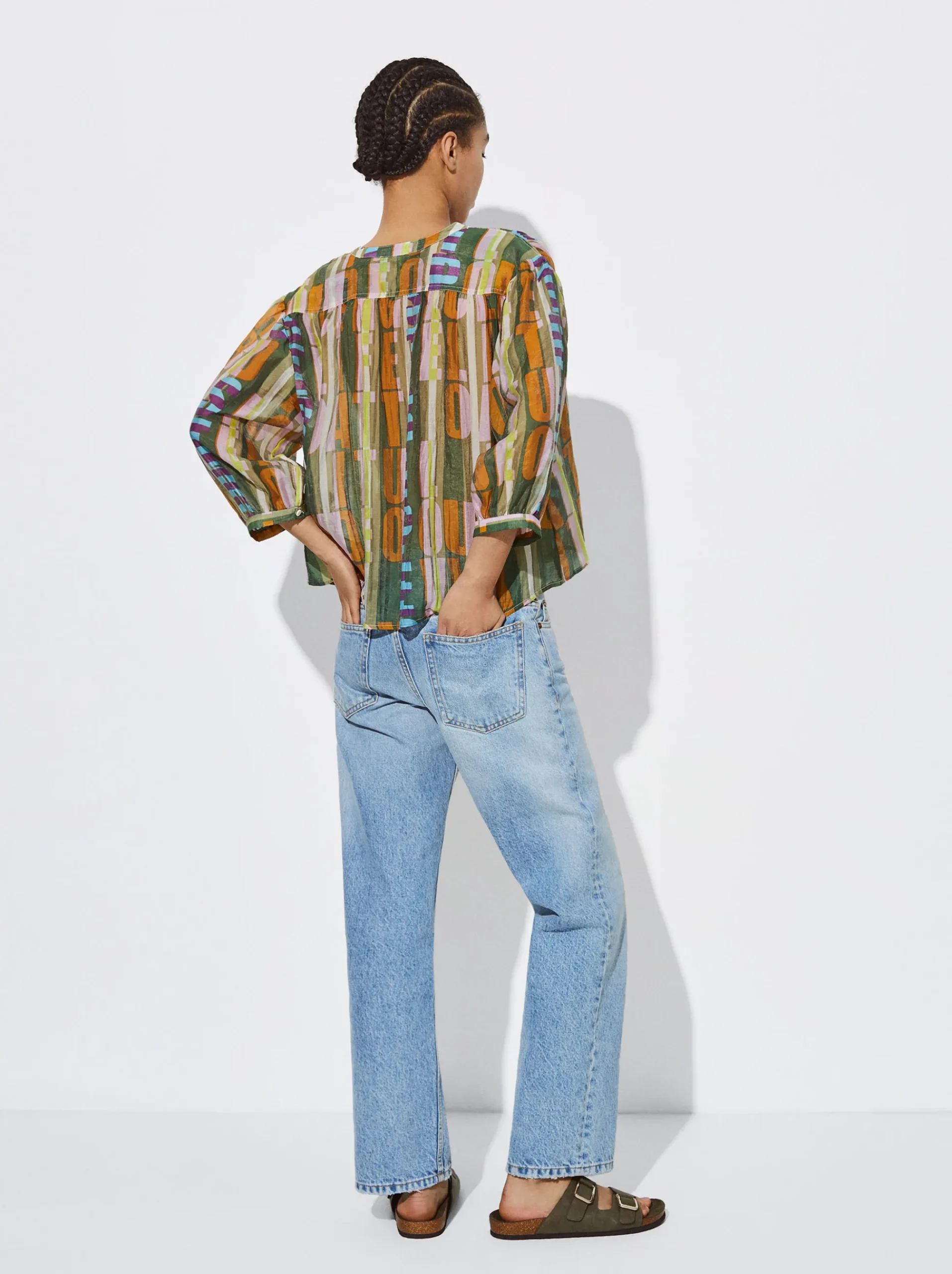 Lyocell Printed Shirt|Parfois Shop
