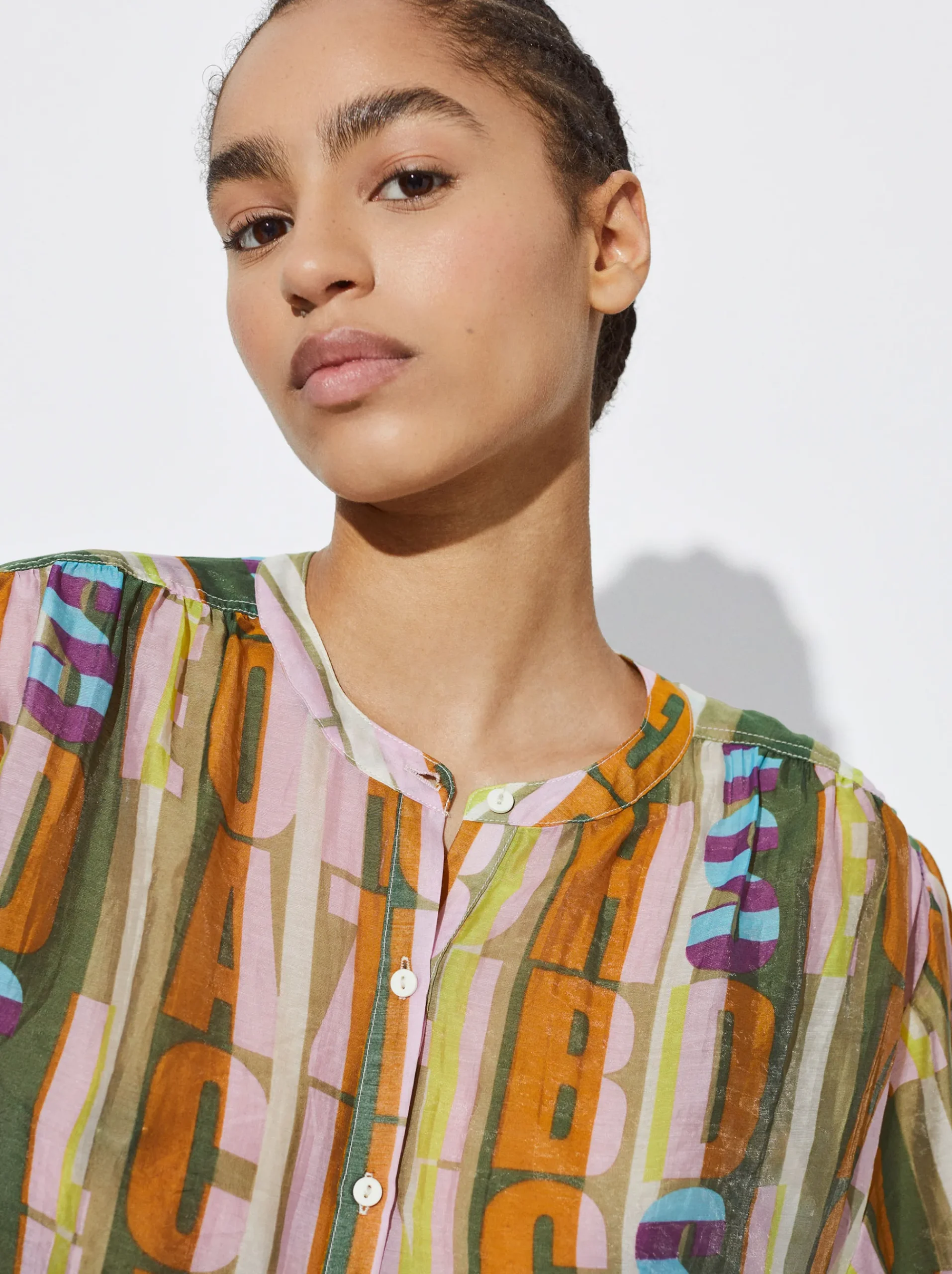 Lyocell Printed Shirt|Parfois Shop