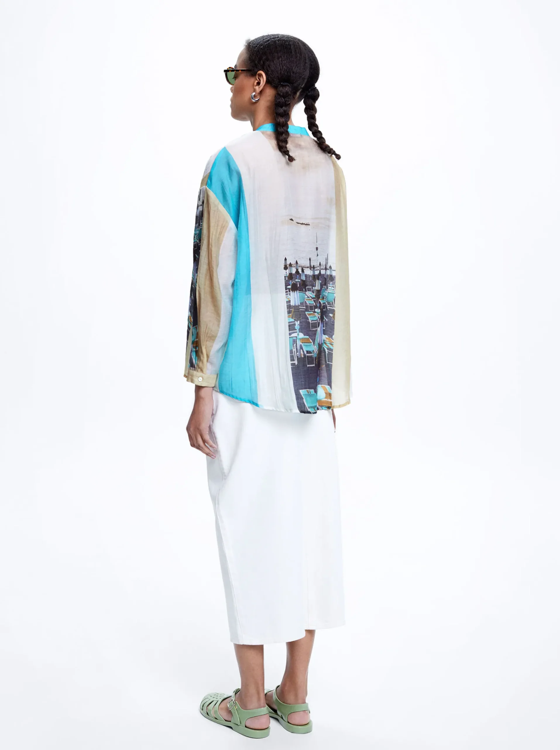 Lyocell Printed Shirt|Parfois Discount
