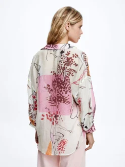 Lyocell Printed Shirt|Parfois Best Sale