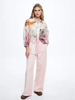 Lyocell Printed Shirt|Parfois Best Sale