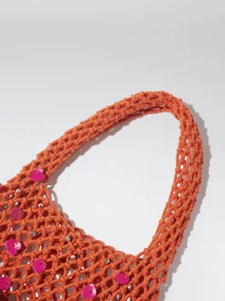 Mesh Bag With Shells And Strass|Parfois Fashion