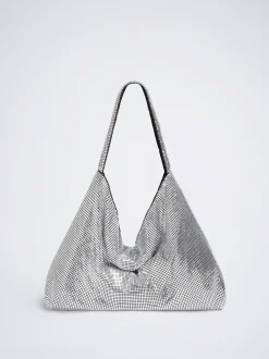 Mesh Fabric Shoulder Bag|Parfois Store