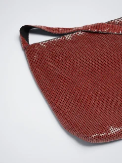 Mesh Fabric Shoulder Bag|Parfois Clearance