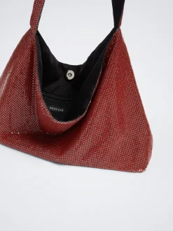 Mesh Fabric Shoulder Bag|Parfois Clearance