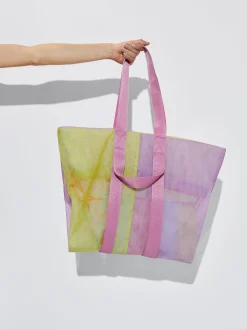 Mesh Fabric Tote Bag|Parfois Outlet