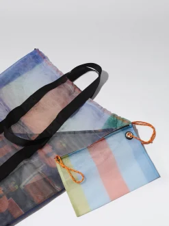 Mesh Fabric Tote Bag|Parfois Discount
