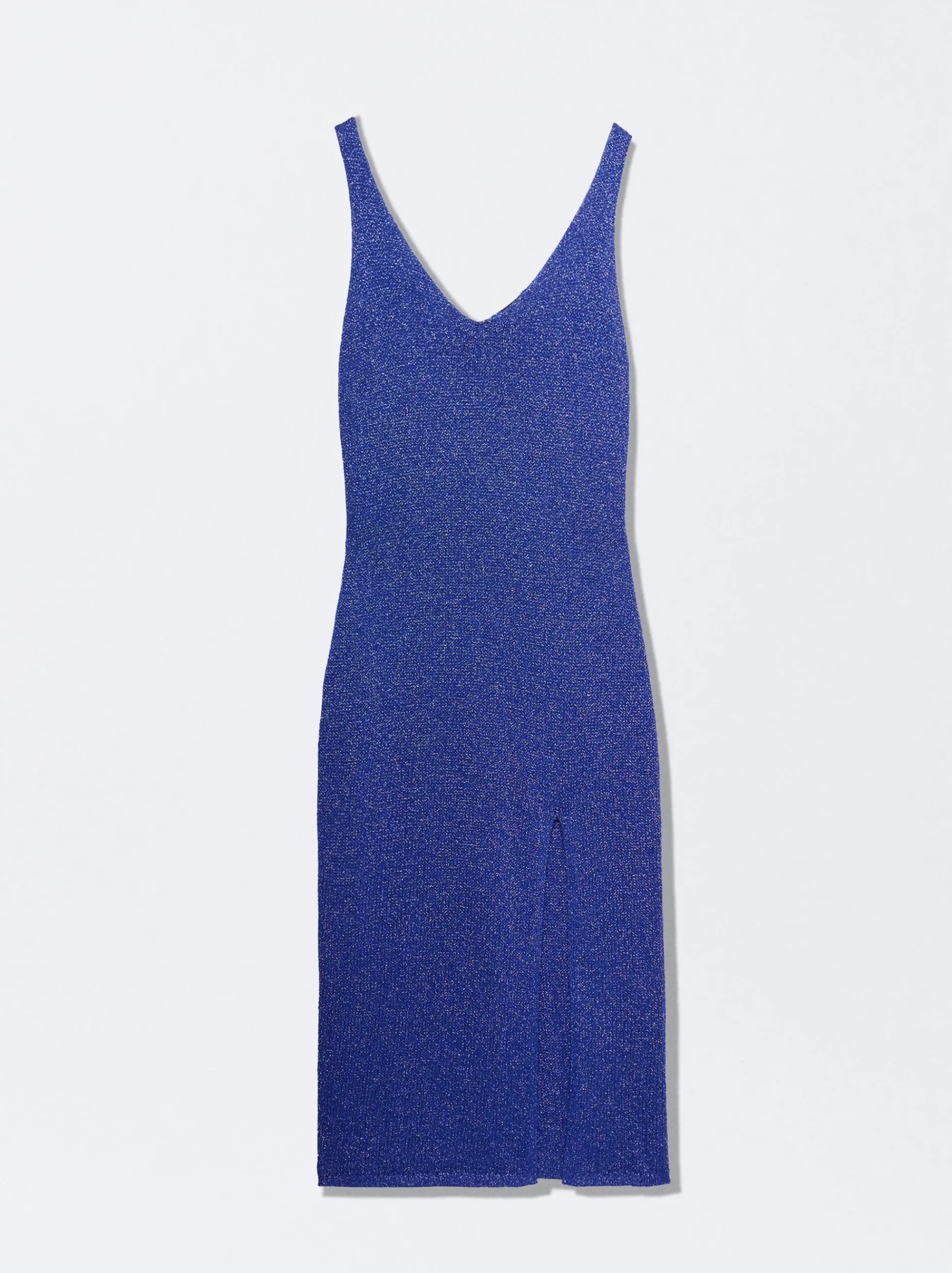 Metallic Fabric Knitted Dress|Parfois Hot