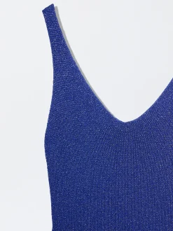 Metallic Fabric Knitted Dress|Parfois Hot