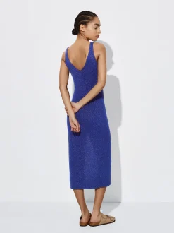 Metallic Fabric Knitted Dress|Parfois Discount