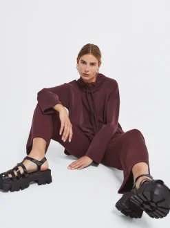 Modal Pants With Elastic Waistband|Parfois Online