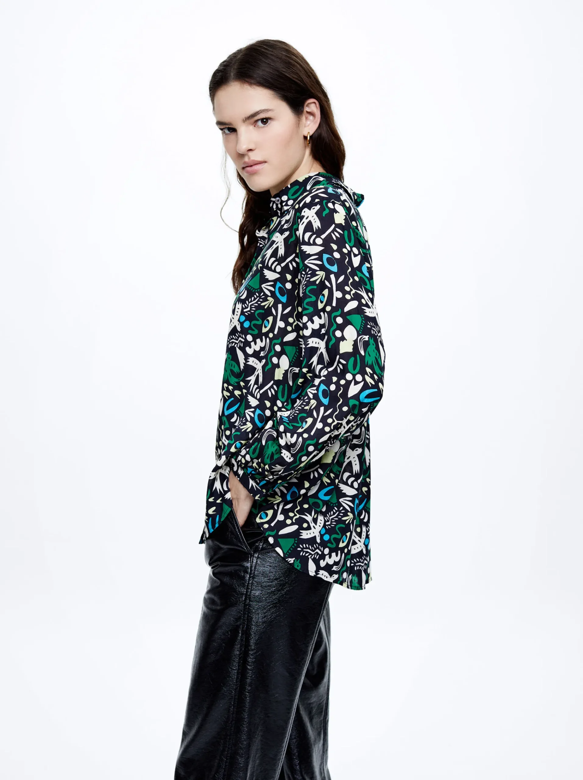 Modal Printed Shirt|Parfois Cheap