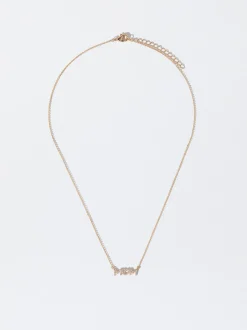 Mom Necklace With Zirconia|Parfois Sale