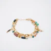 Multicoloured Bracelet With Resin|Parfois Outlet