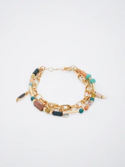 Multicoloured Bracelet With Resin|Parfois Outlet