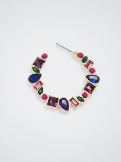 Multicoloured Hoop Earrings|Parfois Flash Sale