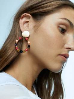 Multicoloured Hoop Earrings|Parfois Shop