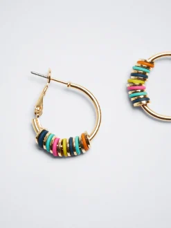 Multicoloured Hoop Earrings|Parfois New