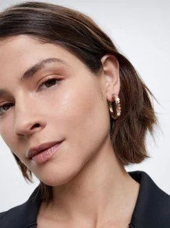 Multicoloured Hoop Earrings|Parfois Hot