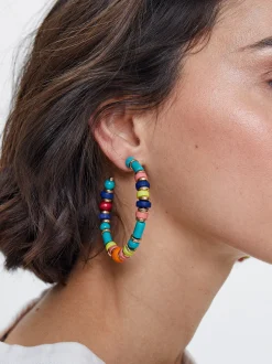 Multicoloured Hoop Earrings|Parfois Cheap