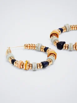 Multicoloured Hoops With Stone|Parfois Discount