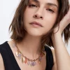 Multicoloured Necklace With Resin|Parfois Fashion
