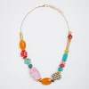 Multicoloured Necklace With Resin|Parfois Fashion