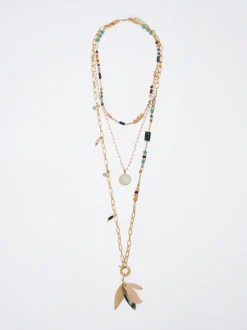 Multicoloured Necklace With Resin|Parfois Clearance