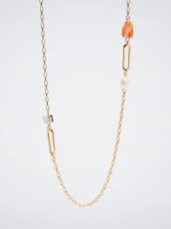 Multicoloured Necklace With Stone|Parfois Sale