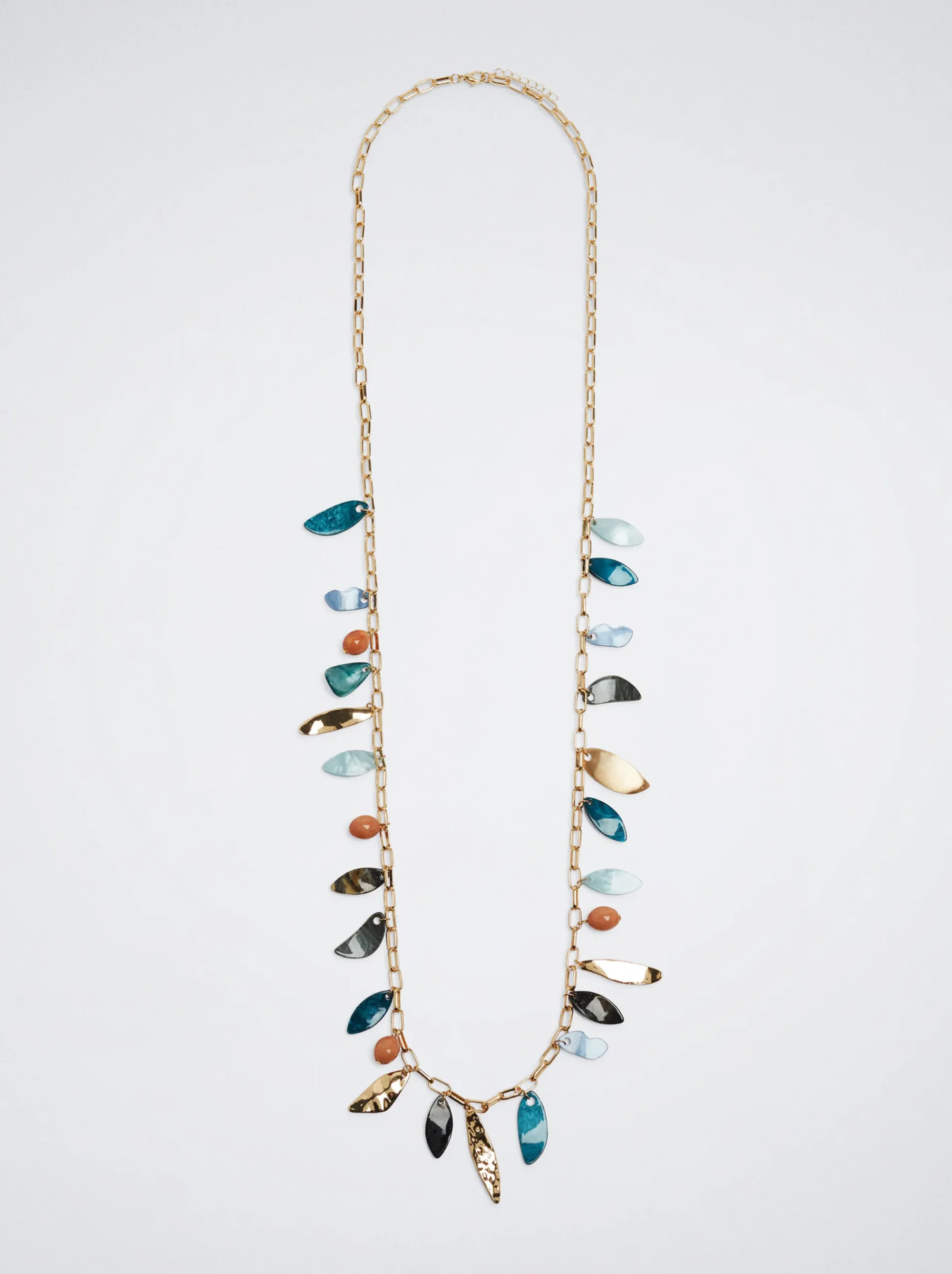 Multicoloured Necklace With Resin|Parfois Best Sale