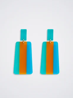Multicoloured Resin Earrings|Parfois Cheap
