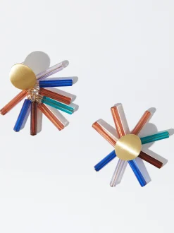Multicoloured Resin Earrings|Parfois Store