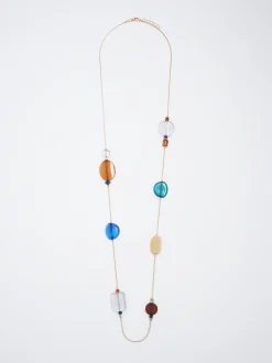 Multicoloured Resin Necklace|Parfois Store