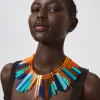 Multicoloured Resin Necklace|Parfois Cheap