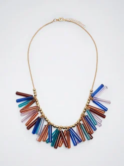 Multicoloured Resin Necklace|Parfois Store