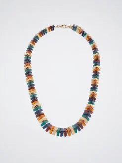 Multicoloured Resin Necklace|Parfois Store