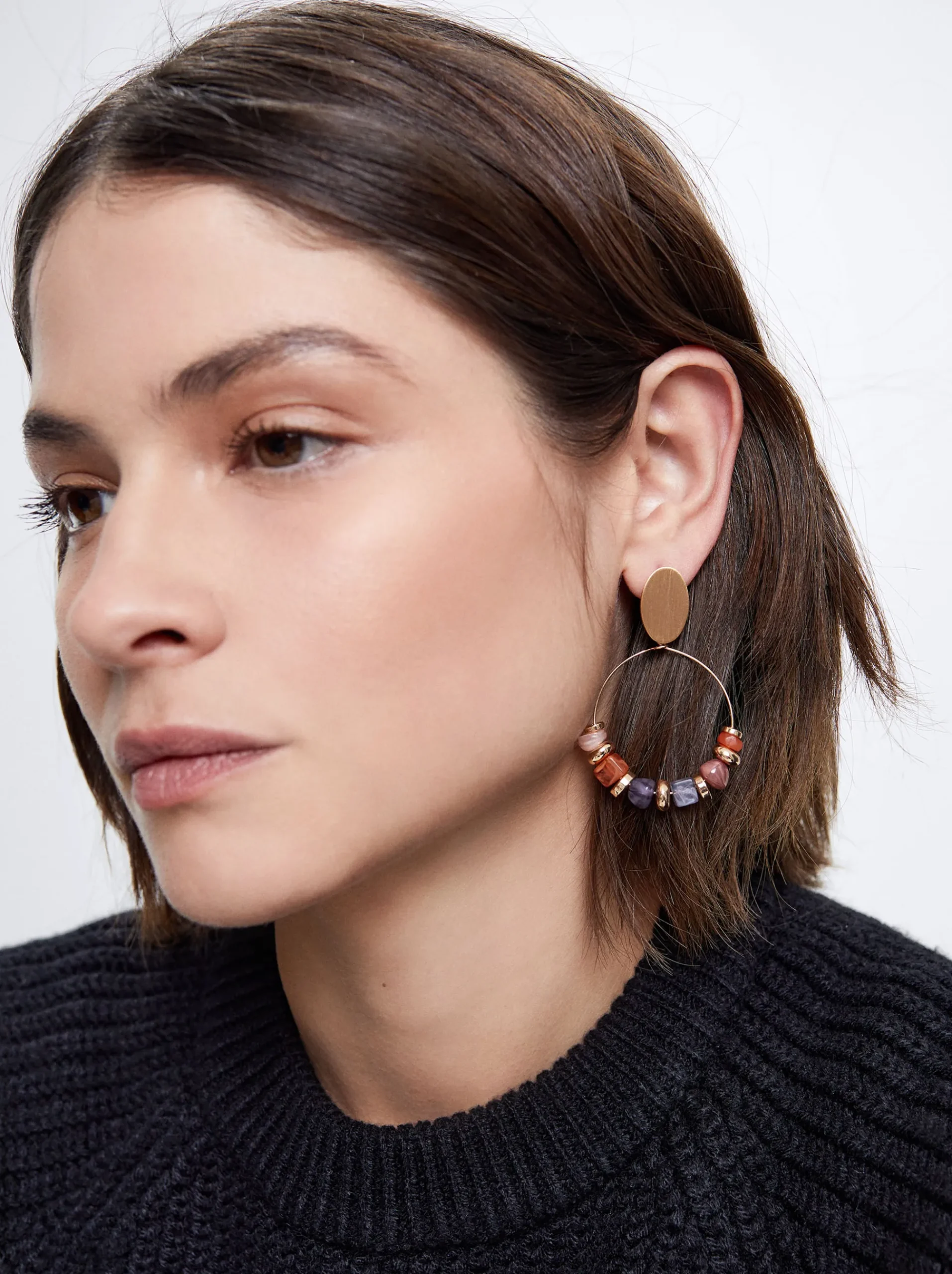 Multicoloured Rubber Earrings|Parfois Discount