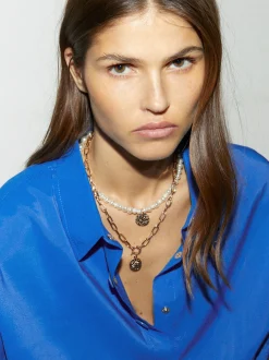 Necklace Set With Freshwater Pearl|Parfois Clearance