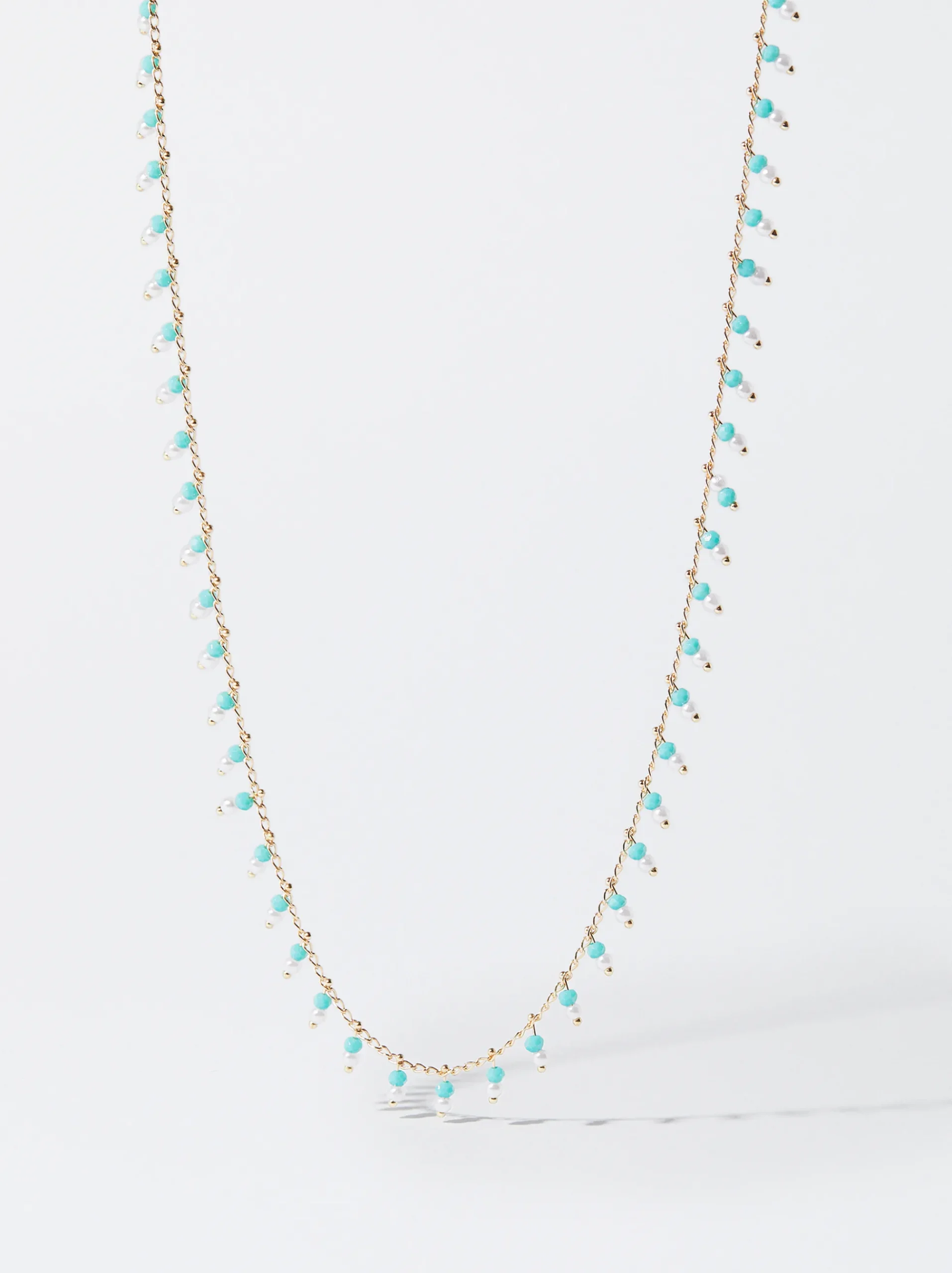 Necklace With Beads|Parfois Store