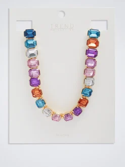 Necklace With Crystals|Parfois Flash Sale