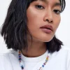 Necklace With Flower And Resin|Parfois Discount