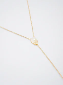 Necklace With Freshwater Pearl|Parfois Flash Sale