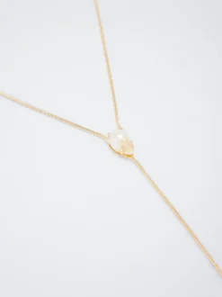 Necklace With Freshwater Pearl|Parfois Hot