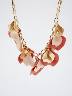 Necklace With Leaves And Enamel|Parfois Discount