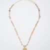 Necklace With Semiprecious Stone|Parfois Clearance