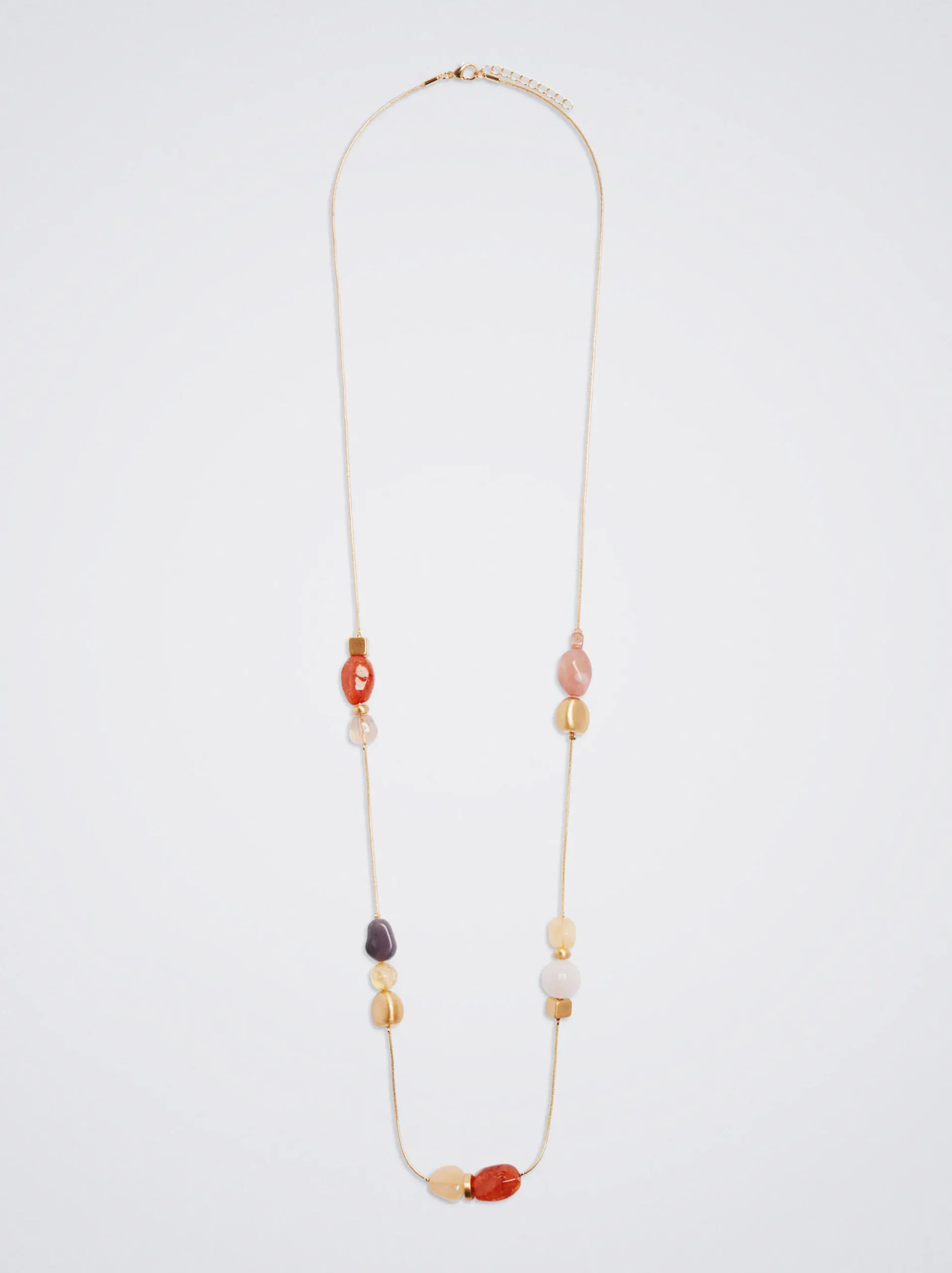 Necklace With Semiprecious Stone|Parfois Outlet