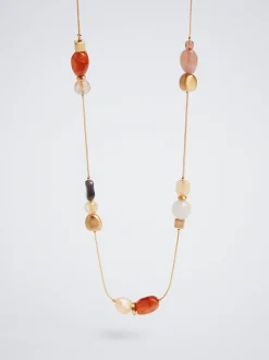 Necklace With Semiprecious Stone|Parfois Outlet